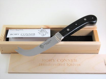 CHEESE KNIFE IRISH BOG OAK HANDLE