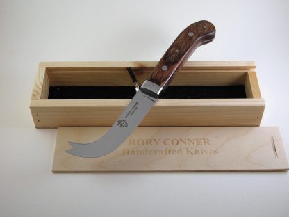 CHEESE KNIFE BROWN WOOD LAMINATE HANDLE